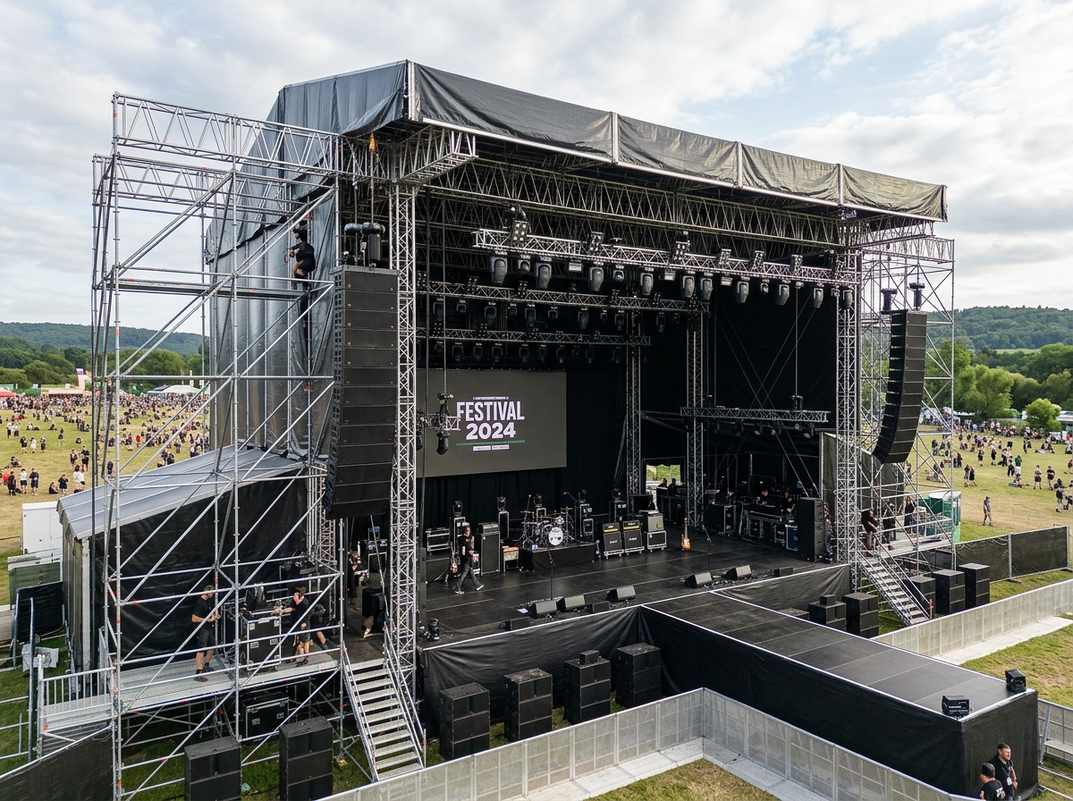 Layher podium və konsert səhnəsi