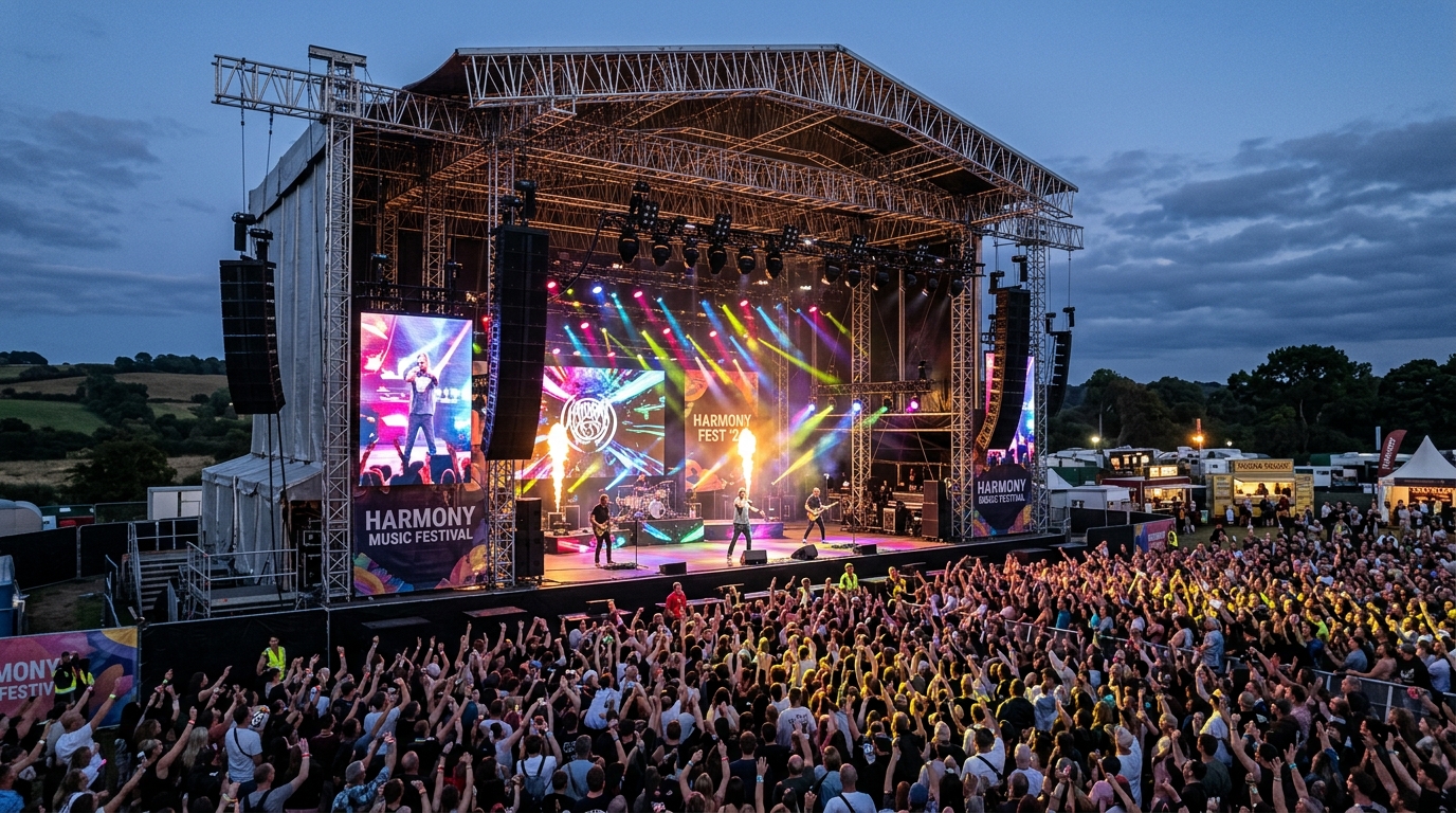 Festival Səhnəsi Montajı